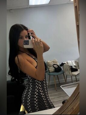 Fashion Nova Morocco Striped Knit Midi Dress